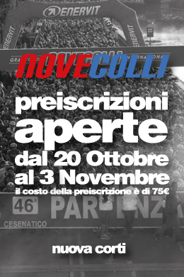 Nove Colli, Preiscrizione, Granfondo, Nuova Corti, Sassuolo, Specialized, BMC, Bici da Corsa