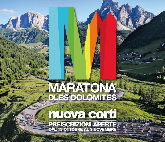 Maratona dles dolomites, maratona delle dolomiti, nuova corti, preiscrizioe