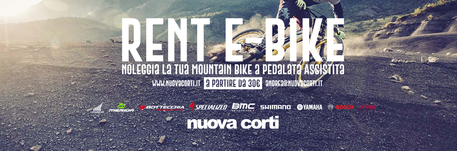 Noleggio e-bike, Nuova Corti, Noleggio Biciclette