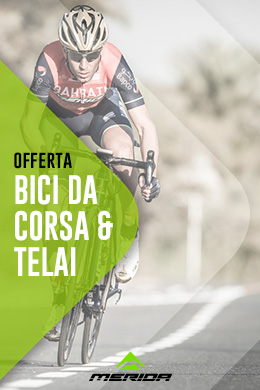 Offerta Bici da Corsa Merida, Telai Merida Bahrain, Scultura, Reacto, Nuova Corti