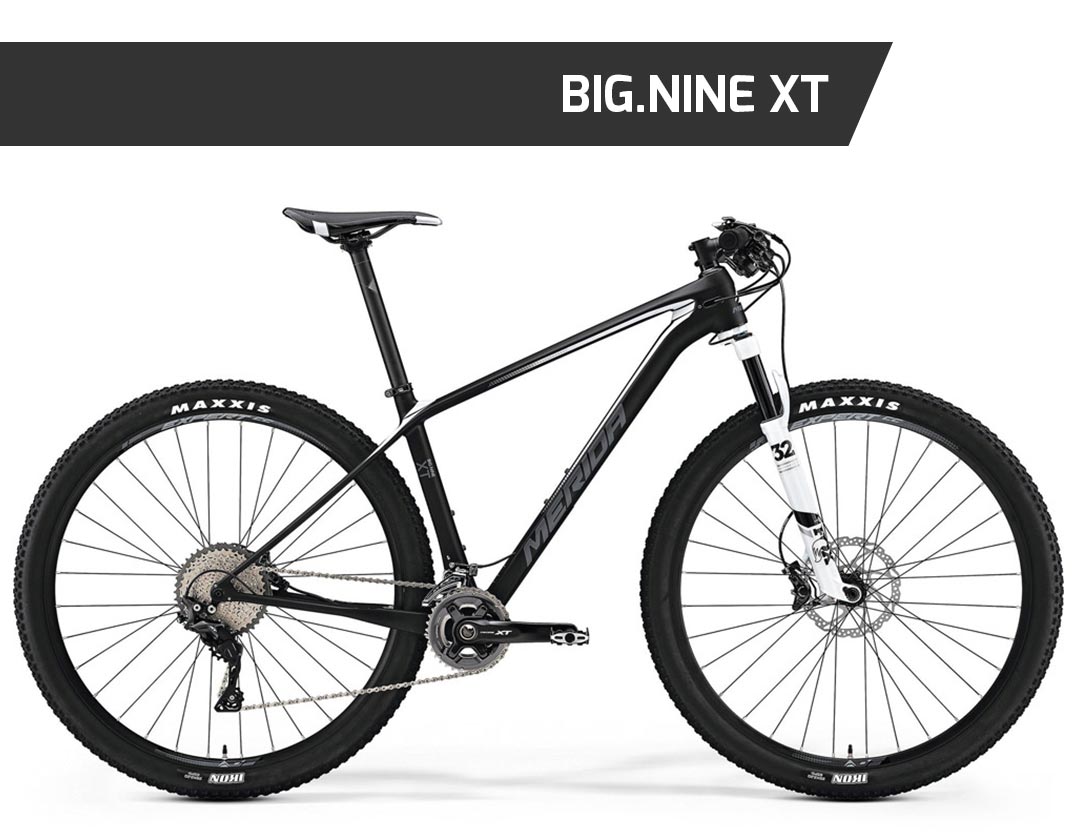 big.nine xt, mtb, mountain bike, merida, front, ht, hardtail, nuovacorti, milkywayshop, vendita mtb online
